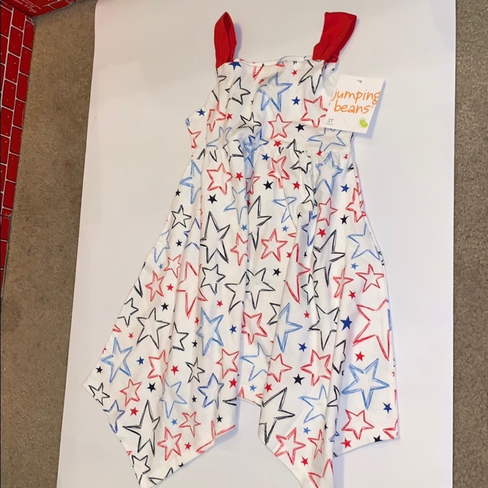 3T girls star spangled banner dress